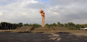 Bandung Lautan Api ("Bandung Sea of Fire") monument.