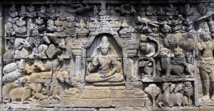 Relief depicting many animals.