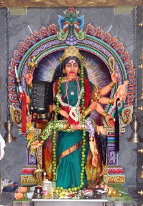 Statue in the Hindu temple.
