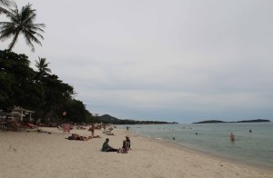 Chaweng Beach, looking north.