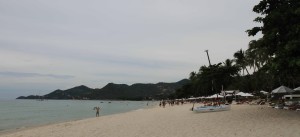 Chaweng Beach, looking south.