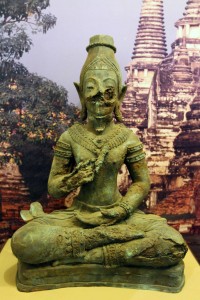 A Jataka (previous life of Buddha) statue.