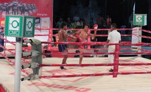 The first Khmer boxing fight I watched.