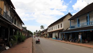 Street in Luang Prabang.