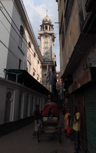 Ornate minaret found on a mosque in Old Dhaka.