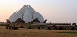 The Lotus Temple.