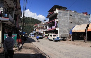 Besisahar, the starting point of the Annapurna Circuit trail.