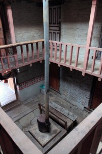 The inside of the guesthouse I stayed at in Ghyaru.