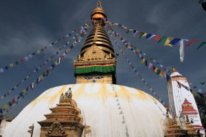 Swayambhunath stupa.