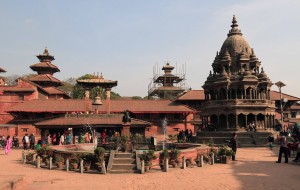 Southern end of Patan Durbar Square.