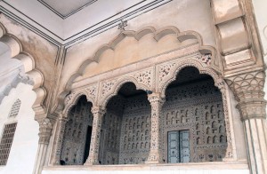 Where the emperor would address his people in Diwan-i-Am ("Hall of Public Audience").
