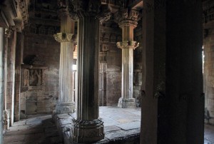 Inside the Visvanatha Temple.