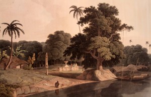 Depiction of the Hoogly River near Bandell.