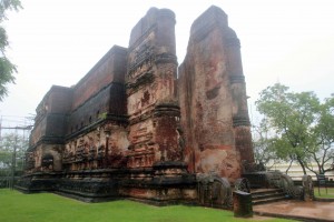 Lankatilaka, a vaulted type of image house built by Parakramabahu the Great in Polonnaruva.