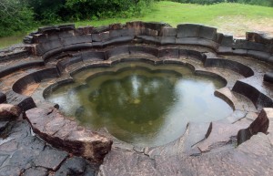 The Lotus Pond in Polonnaruva.