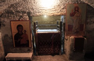 Inside the crypt below Faneromeni Church.