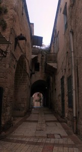 Street in the Old City of Nazareth.