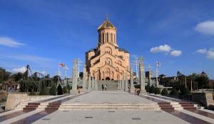 The Holy Trinity Cathedral of Tbilisi (commonly known as “Sameba”).