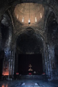 Inside Saints Poghos and Petros Church.