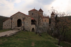 The entrance to Motsameta Monastery.