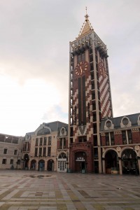 The clock tower at Piazza Square.