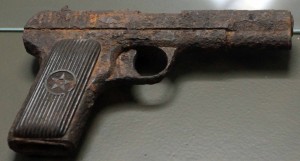 Soviet ("CCCP") pistol.