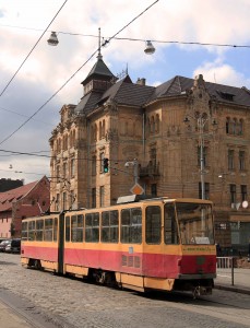 Tram in Lviv.