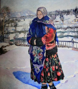 "The Winter Sun in the Carpathians" by Polish painter Wladyslaw Jarocki.