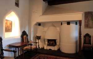 The "Big Salon" inside Bran Castle.