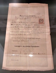 Tesla's Graduation Certificate, issued on June 29, 1885.