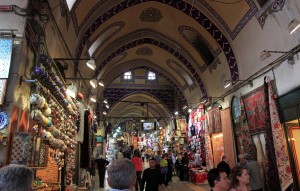 Inside the Grand Bazaar.