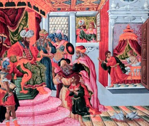 Scene from the Old Testament story of Joseph (17th-century AD).