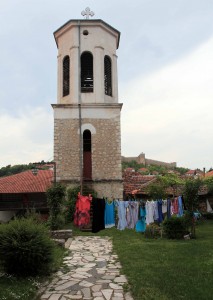 The bell tower for the Church of St. Bogorodica Perivlepta.