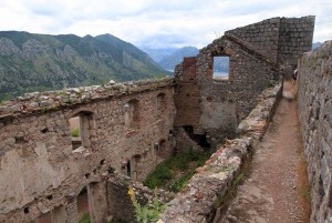 Ruins inside the castle.