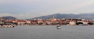 Split, seen from west side of the harbor.