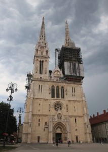 Another view of Zagreb Cathedral.