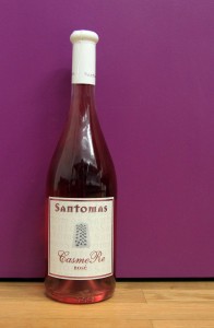 Bottle of Slovenian Rosé.