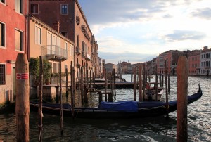 Looking southwest at the Grand Canal.