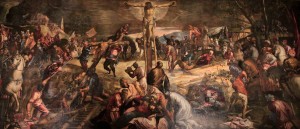 'The Crucifixion' by Tintoretto (1565 AD). 