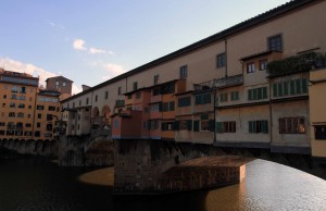The east side of the Ponte Vecchio.
