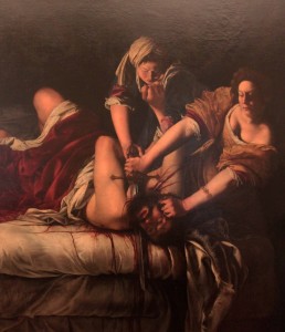 'Judith Slaying Holofernes' by Artemisia (1620/1621 AD).