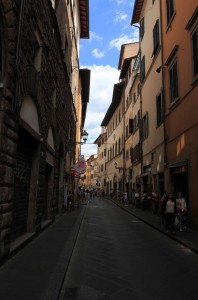 A street in Florence.