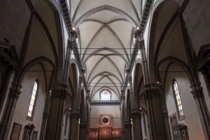 The interior of the Florence Cathedral.