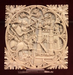 An ivory sculpture from the 15th/16th-century AD.
