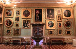 The Sala di Prometeo inside the Palatine Gallery.