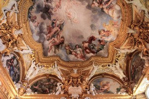 The ceiling in the Sala di Giove.