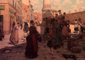 'Livorno Fountain' by Adolfo Belimbau (1888 AD).