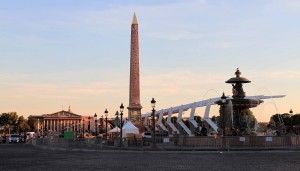 Luxor Obelisk in the Place de la Concorde (originally from Luxor Temple and gifted to France in 1833 AD).