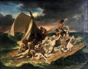 Sketch for 'The Raft of the Medusa' by Théodore Géricault (1819 AD).