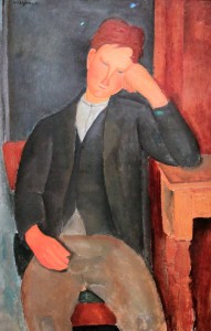 'The Young Apprentice' by Amedeo Modigliani (1919 AD).